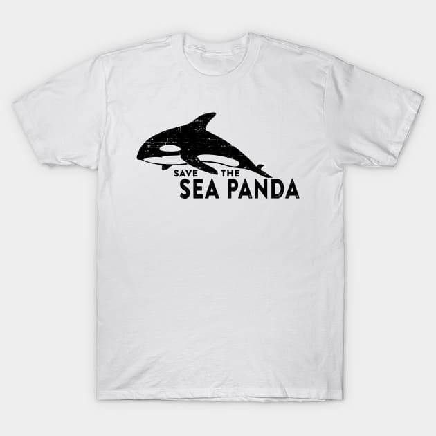 Save the Sea Panda T-Shirt by cogwurx